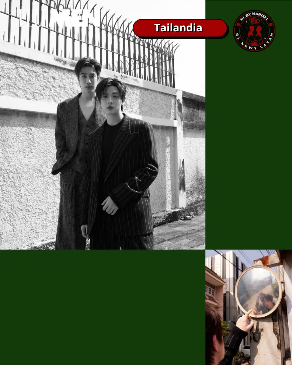 BLNEWSLATAM's tweet image. #BLNewsLatam #TleFirstone
#DomundiTV #ELLEMENVoices
#ThaiBL

📸 TleFirstone conquista ELLE MEN Thailand 🌟

Los chicos de Domundi TV demuestran su potencial visual en una sesión que derrocha estilo. Tle y Firstone se consolidan como figuras clave del BL internacional en ELLE MEN.