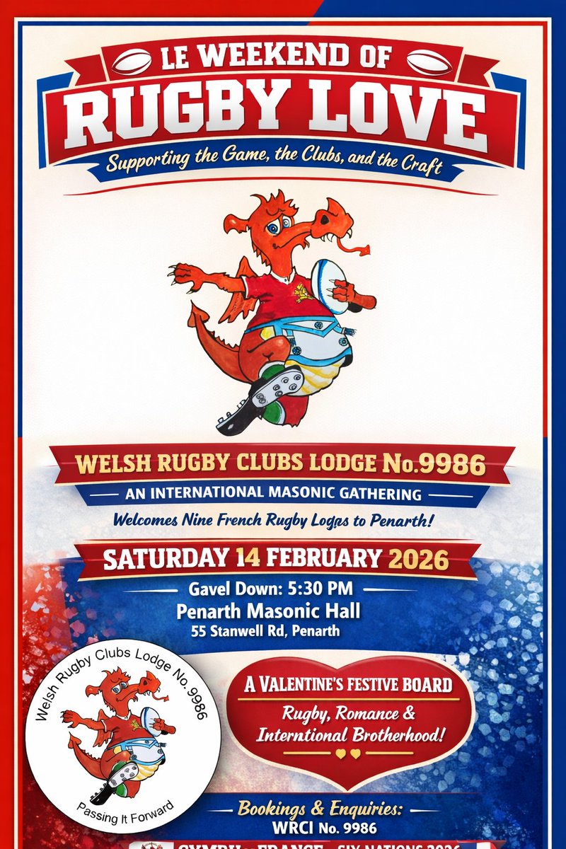 Welsh Rugby Clubs Lodge 9986 tweet media