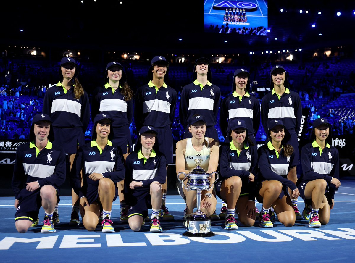 RalphLauren's tweet image. Ralph Lauren congratulates all who participated in the 2026 #AustralianOpen with a special recognition for the incredible ballkids and umpires of this year’s event.

We’re honored to serve as this year’s Official Outfitter of the Australian Open, celebrating the heritage of sport