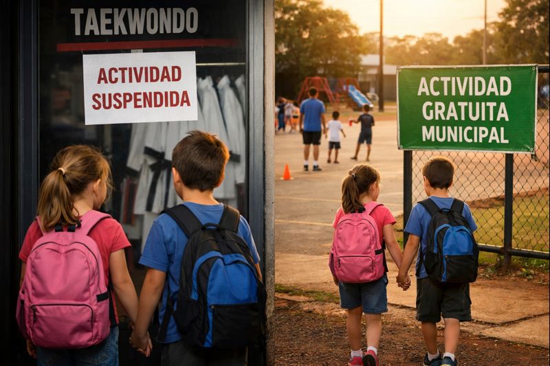 EnfoqueMisiones's tweet photo. Cuando la crisis también recorta la infancia: más chicos dejan actividades deportivas en Posadas y encuentran refugio en lo público
https://t.co/N5ctzpkpIR https://t.co/UNF0ZVg57D