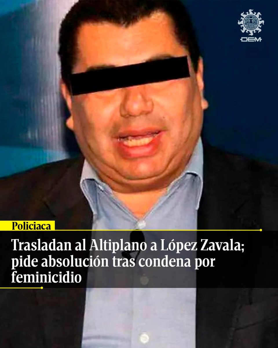 elsoldepuebla1's tweet photo. Javier López Zavala, hallado culpable del asesinato de la activista Cecilia Monzón, fue trasladado al Altilplano. 

https://t.co/fWpCeLayIL https://t.co/wCQRWhnl5a