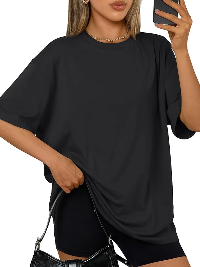 OmprakashS35745's tweet image. 🔥 Amazon - Women's Western Wear
Trendy Queen Womens Oversized Summer T Shirts Plus Size Casual Tops
⭐ 4.4★ | 6,068 Ratings
💰 $9.99 (23% OFF)
👉 Link In First comment 
#usa
#usfashion
#usstyle