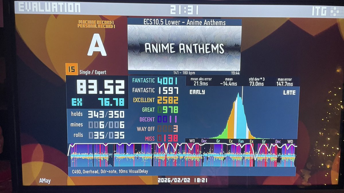 Dance Games Every February #1 #DGEF26 

Short and sweet

Doing one ITG marathon daily