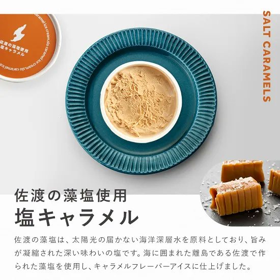 今日のおやつ「NIIGATA ICE SELECTION 塩キャラメル」🧂🍦 甘さと塩味