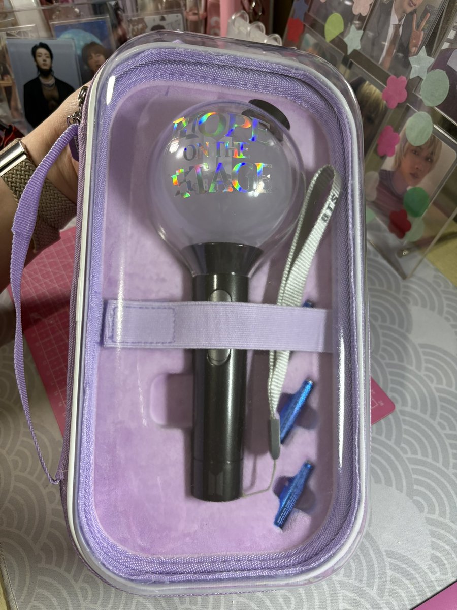 new items from <a href="/CollectsEla/">ela collects</a> 🥹💜 ang pretty nung lightstick case 🥹 thank u so much!! 😊✨