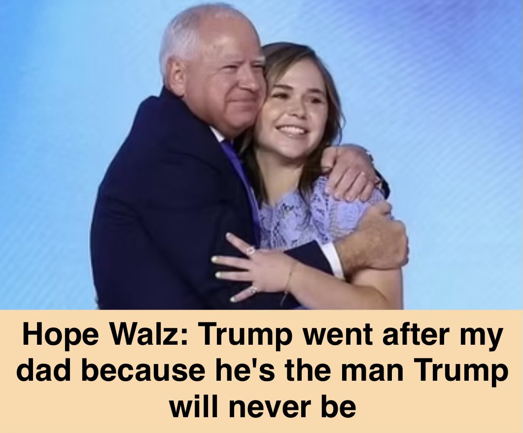 Raise your hand if you SUPPORT Hope Walz against Trump