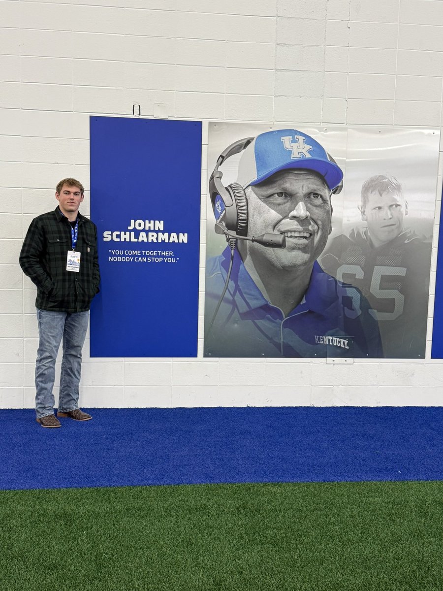 BenSchlarman44's tweet photo. Thanks UK for inviting me to Junior Day. I had a great time at the visit and enjoyed meeting everyone. https://t.co/TOEYtPEPZ4