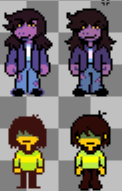 #DELTARUNE  if kris was yellow