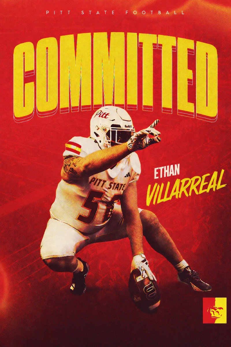 EthanVilla55's tweet photo. After a great official visit, I’m blessed to announce my commitment to @GorillasFB! #OAGAAG 🔴🟡 🦍
@CoachTomAnthony @PSUCoachSmith @CoachG_Garner @CoachTEverett @alleneaglesfb @LarryWMcrae @Coach_Gonzales @CoachLWig https://t.co/su2In5Jppg