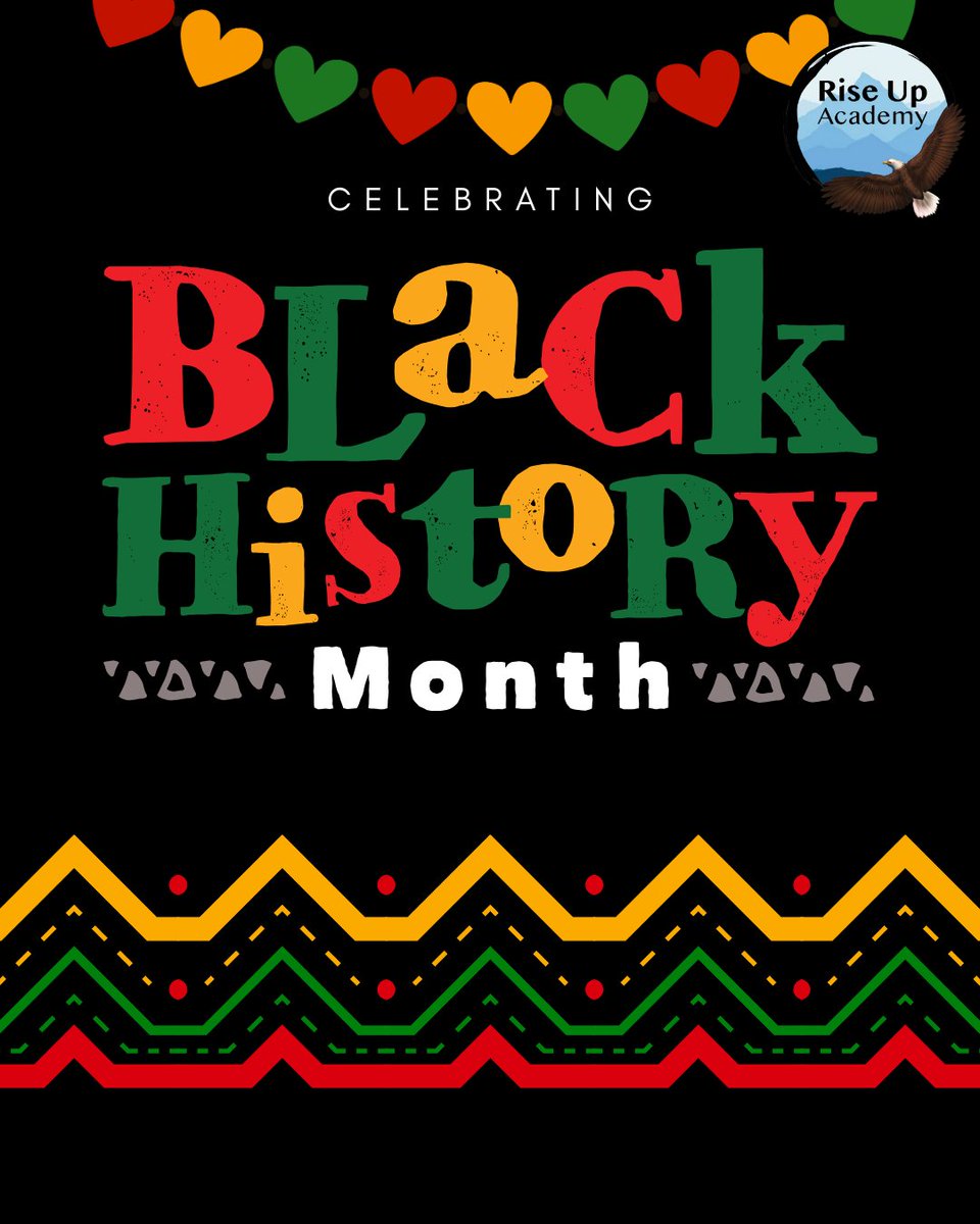 RiseUpAcademyNW's tweet photo. Happy Black History Month 🖤💛💚
Honoring Black history, excellence, and community today and always. #BlackHistoryMonth #RiseUpAcademy https://t.co/nIJO1VTqol