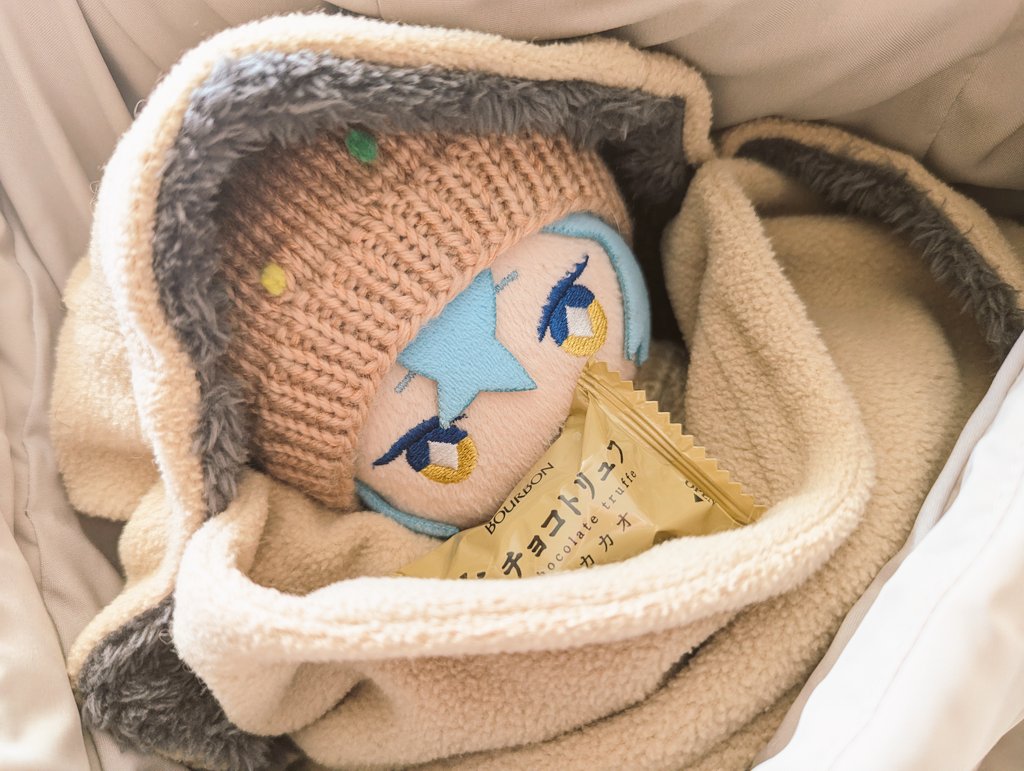 びばーく　2日め　しょくりょう　きりつめる🏔️🥶🍫
※ただし　ぬしー　と　さけべば　おやち　もらえる　と　する