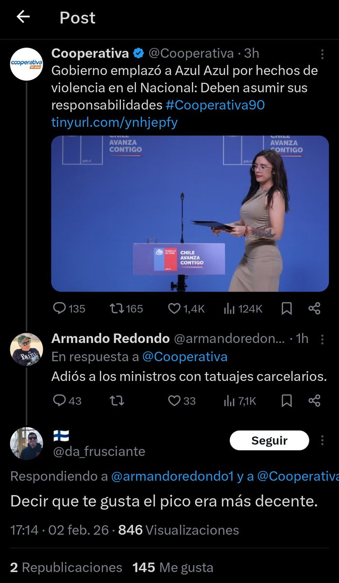 Ayatanland's tweet photo. El @armandoredondo1, destruido en segundos 🤡 https://t.co/UM4DtYmulD