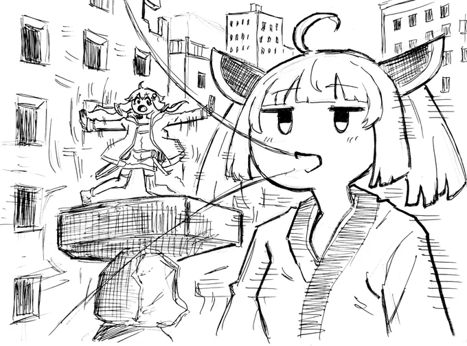 終末ゆかきり 巨大きりたん😲💨 