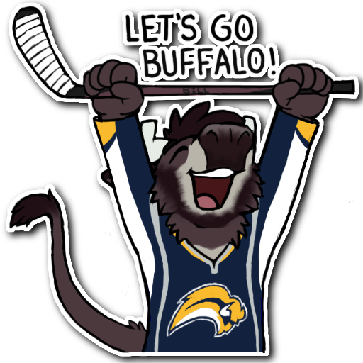 I am enjoying the Sabres' recent success.

🎨: <a href="/TyTimberwuff/">Ty Timberwolf</a>