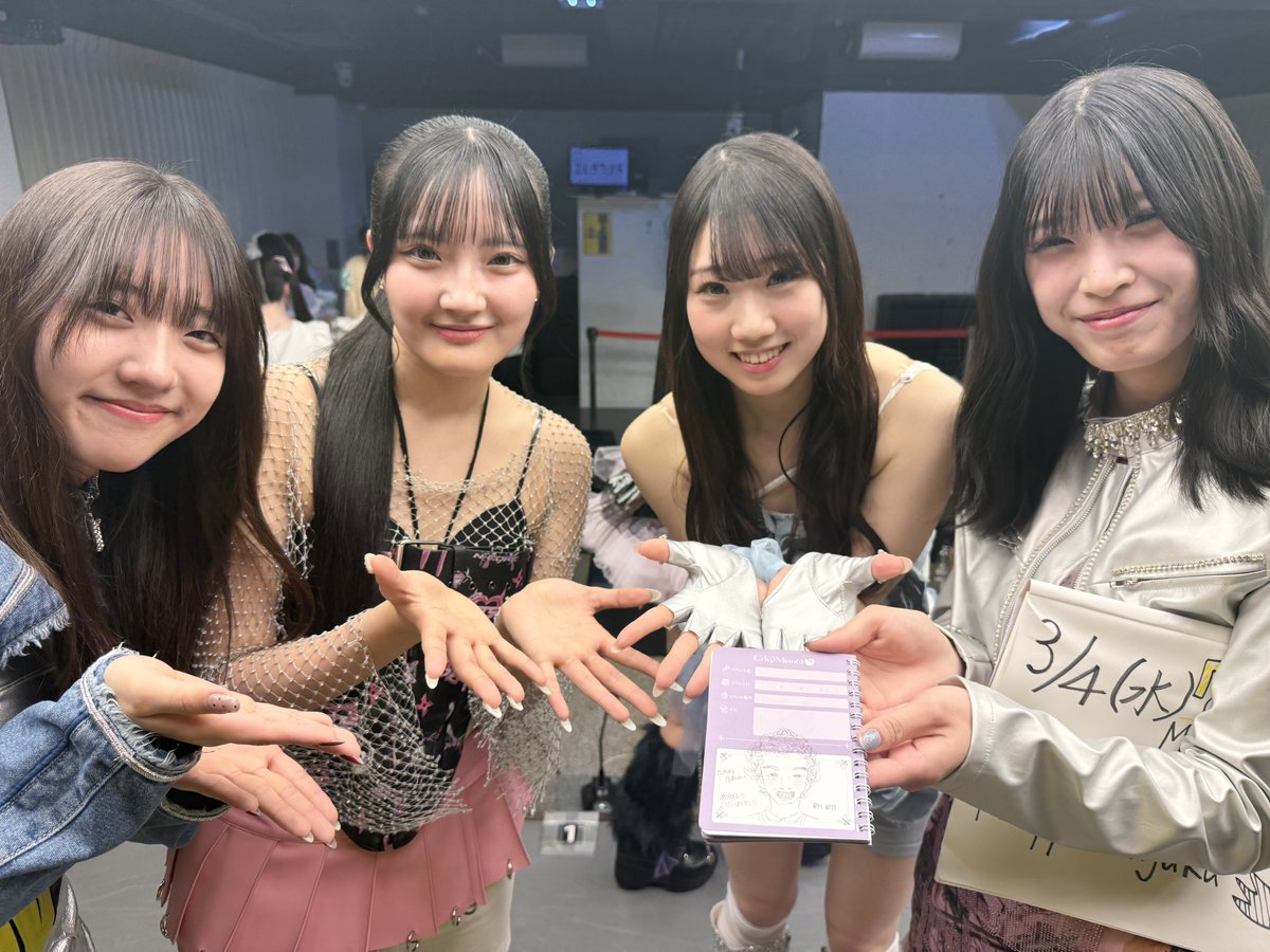 昨日のアイチャレ終わりに 3月4日(水)Zepp Shinjukuで開催の