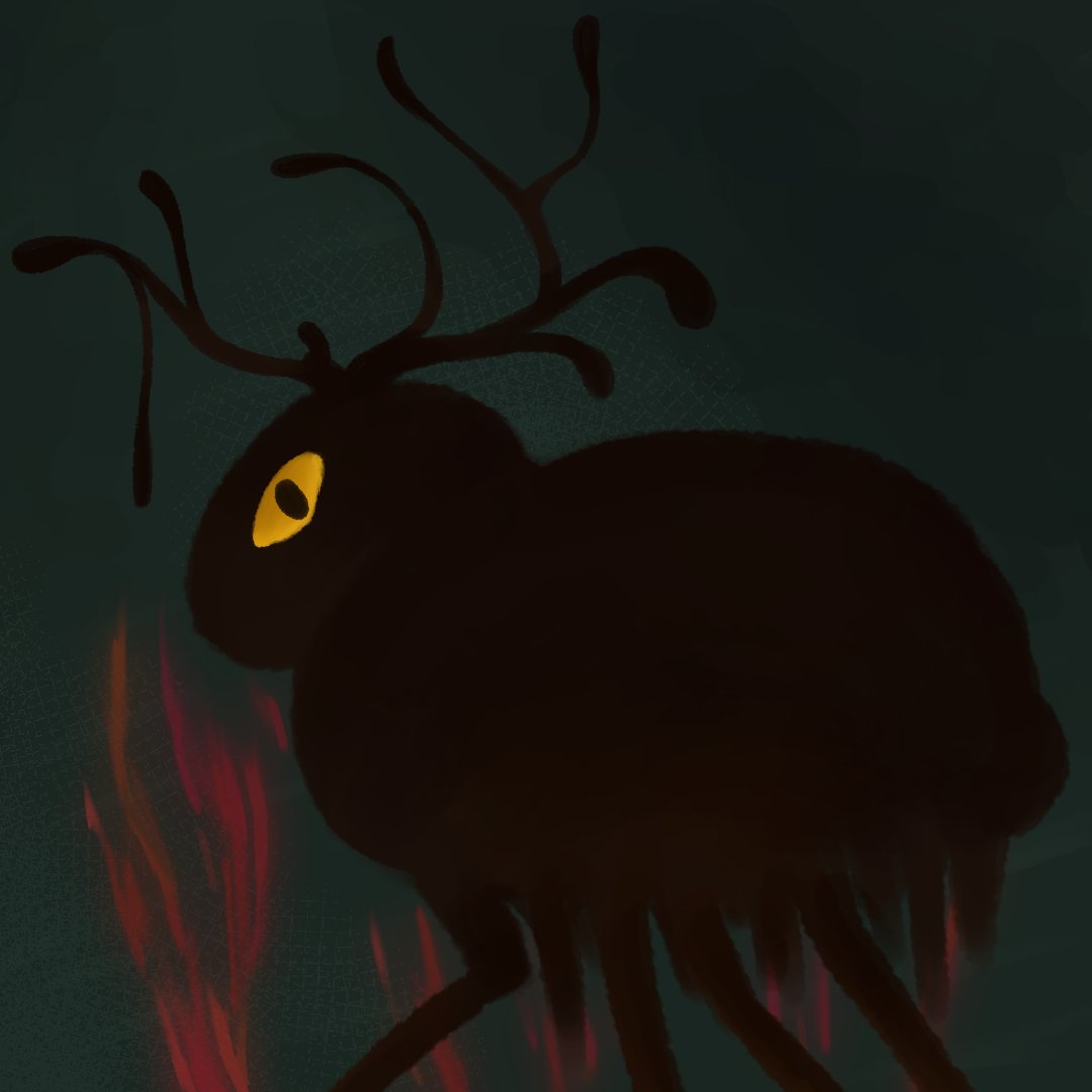 RomanToasted's tweet photo. rain deer #Rainworld https://t.co/qPxvsweprN