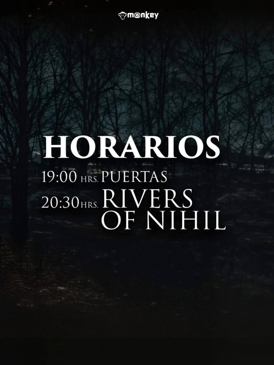 rocklegacy_cl's tweet photo. #CarteleraRL | Horarios y recomendaciones para el debut de Rivers of Nihil en Chile

🔗 https://t.co/kmIyaxXeIn

🎚️: Monkey

#RockLegacyWebzine #RiversOfNihil #TechnicalDeathMetal #DebutEnChile https://t.co/SIKzUuDLmm