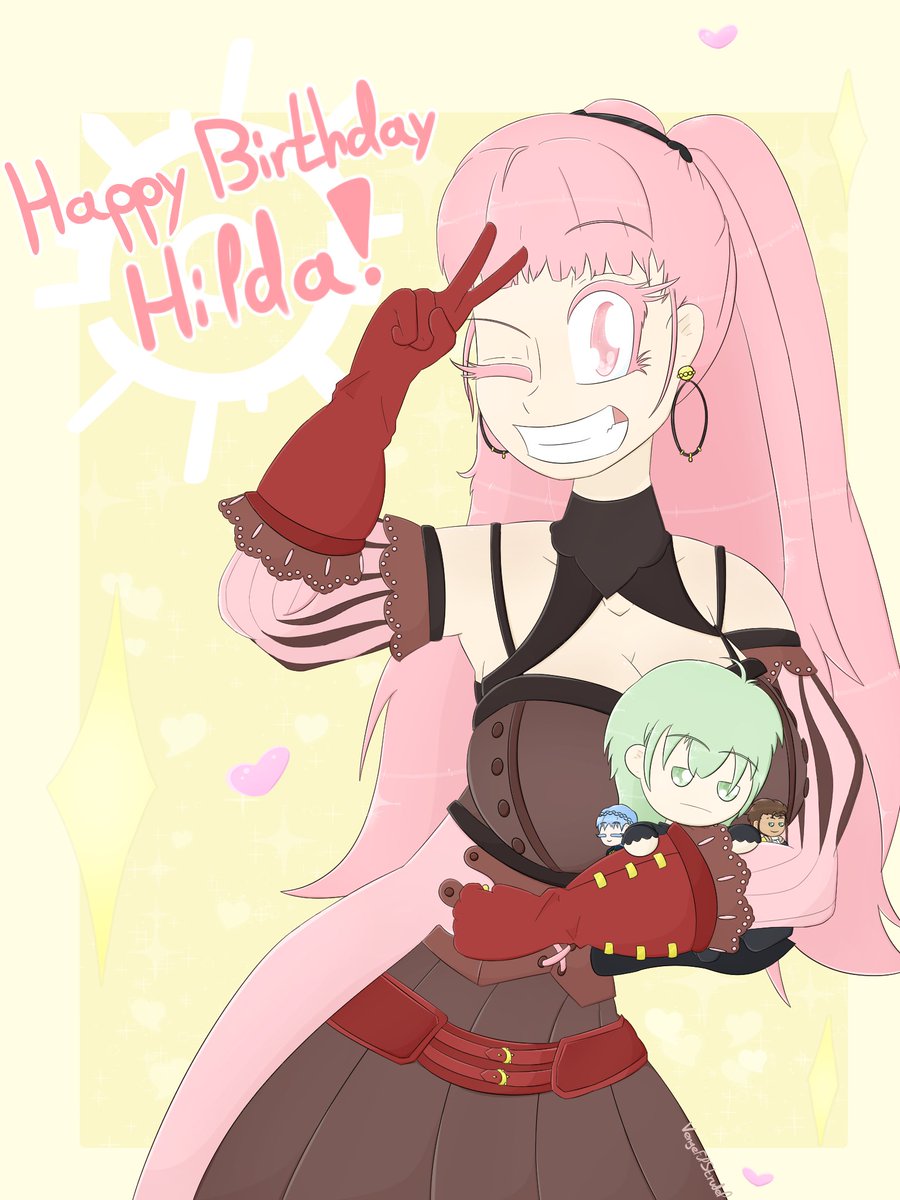 VengefulStrudel's tweet photo. Happy birthday, Hilda! #FireEmblem #FireEmblemThreeHouses #FE3H https://t.co/aiOl9eD9Zb
