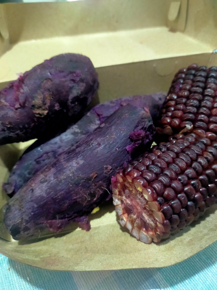 indomyrie's tweet image. Sarapan sehat 👍🏻😋
#kukusan
#ubiungu
#jagungungu
💜