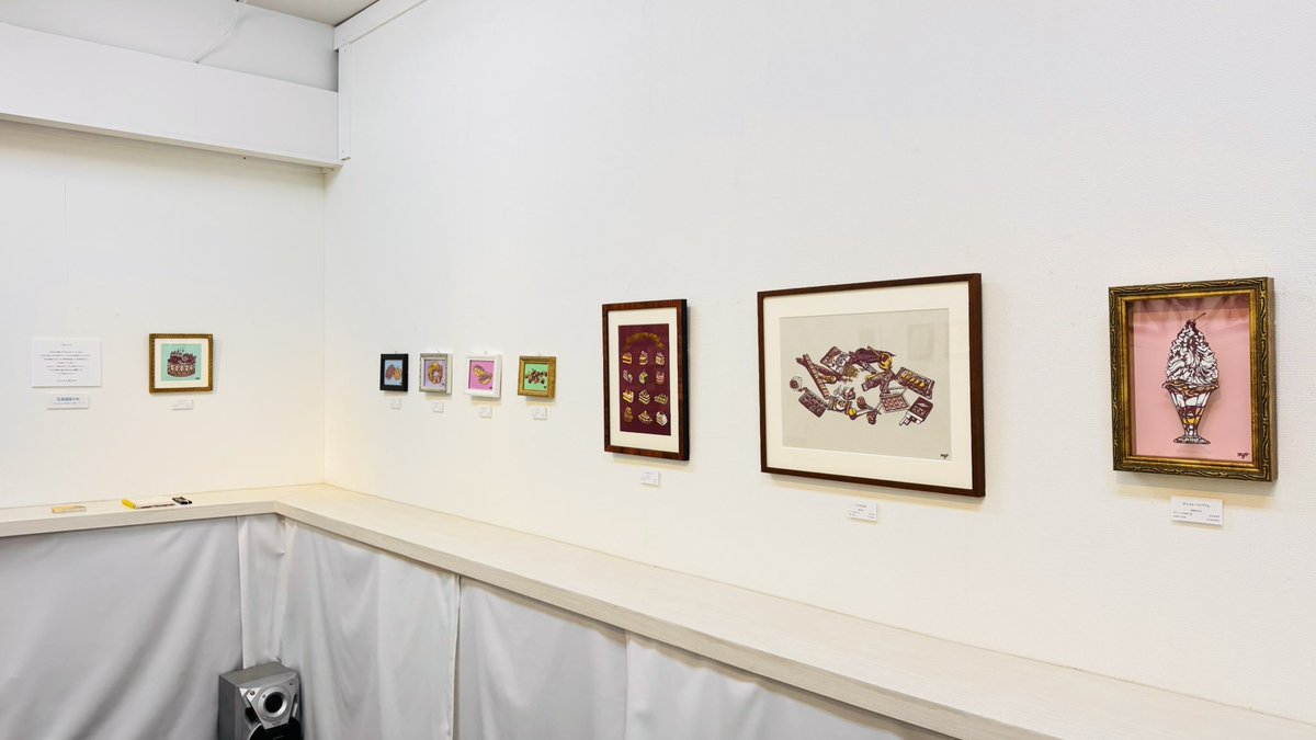 本日より会期スタート🗓️ ＿ 真柄あゆみ @ayumi_magara 個展 #お菓子