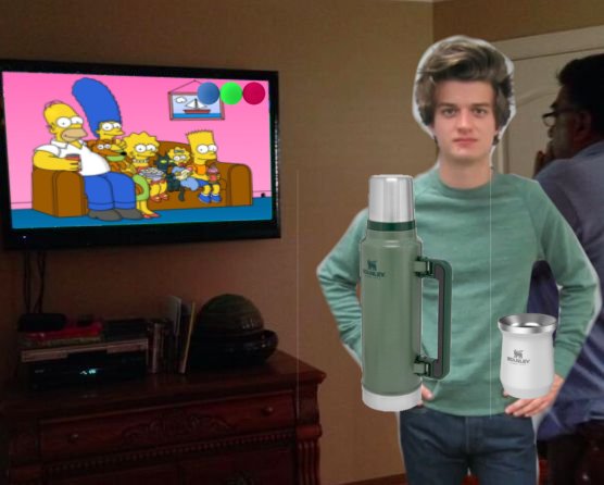 steve harrington is reportedly the biggest viewer of the simpsons when it airs on telefe