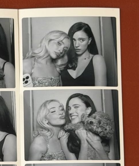sharptoolest's tweet photo. margaret who called sabrina cool and smart and funny and a contemporary lucille ball. sabrina who is so happy to express that she’s in love with margaret any time jack is present https://t.co/SrLOLnB0GW