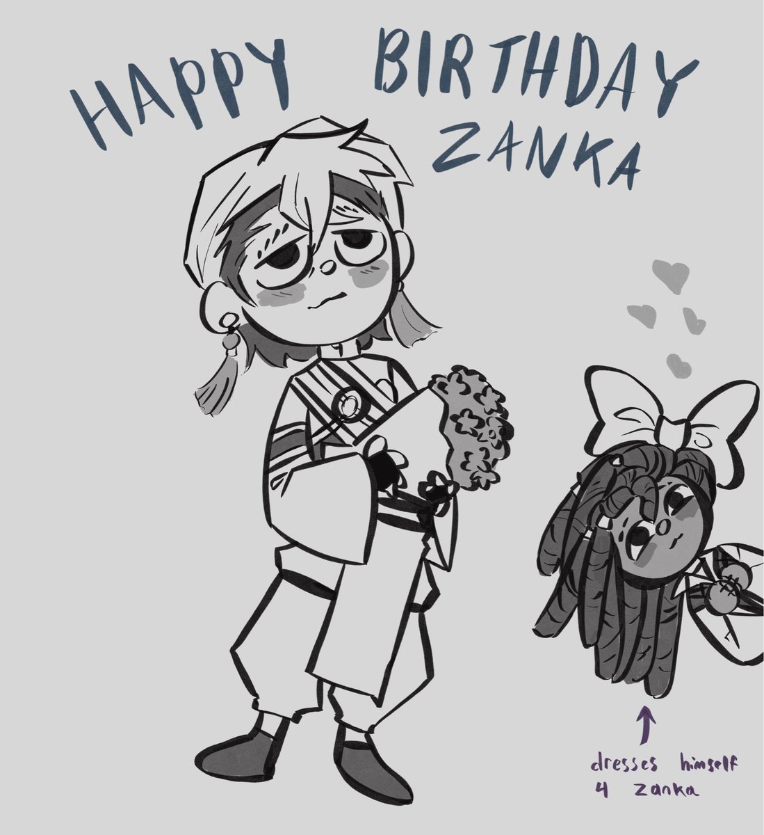 yiselcoffee's tweet photo. To the bday boy :> 

#GACHIAKUTA #zanka #janka #JabberWonger #gachiakutafanart https://t.co/PtR7Q3kbha
