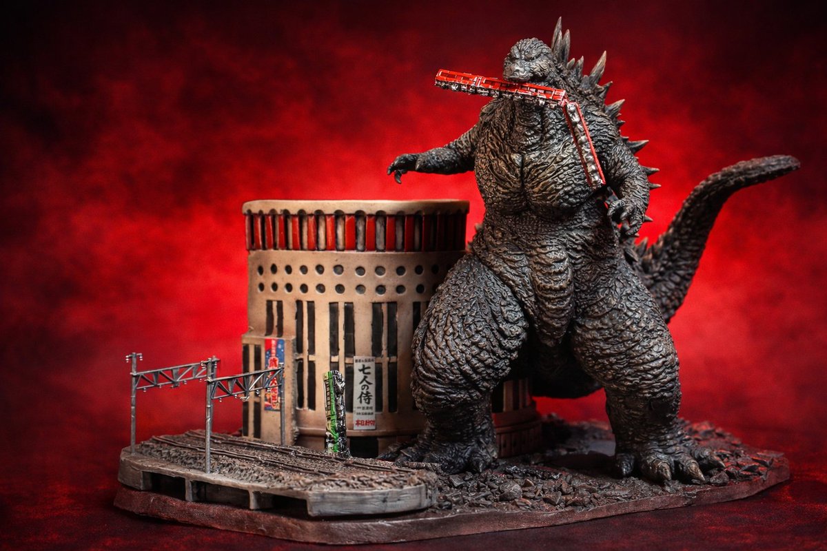 新作情報）銀座の怪獣 ゴジラ－1,0ミニ版ジオラマセット・有楽町進撃