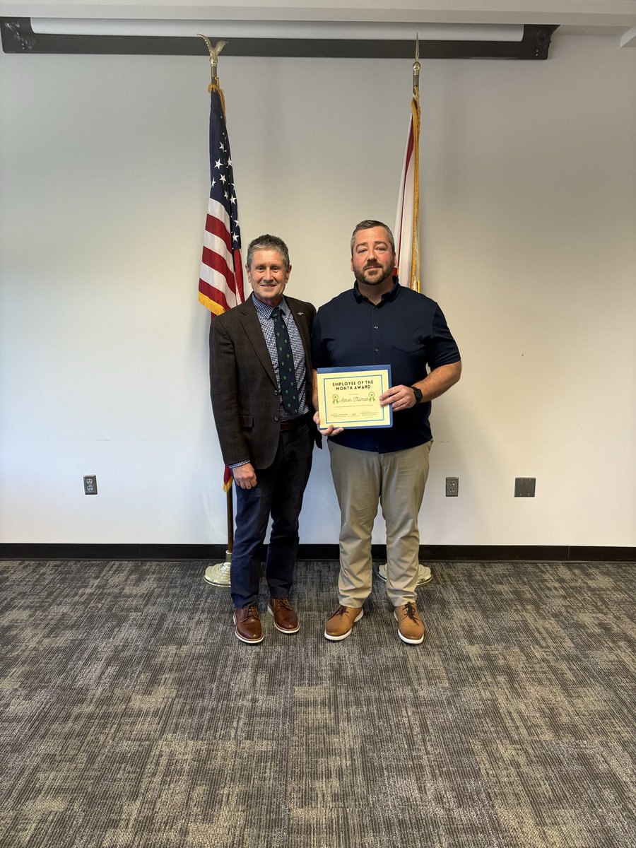 I am so proud to announce Aaron Thomas as <a href="/FloridaAPD/">Florida Agency for Persons with Disabilities</a> Employee of the Month. Aaron does an outstanding job managing our budget. Bravo Zulu Aaron!