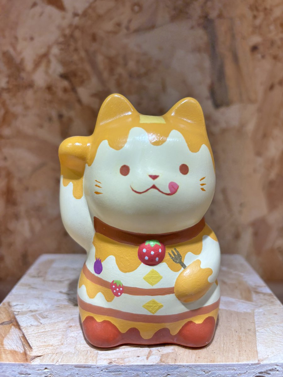 招き猫100体展」の作品紹介をいたします🐈‍⬛✨ カワセミント