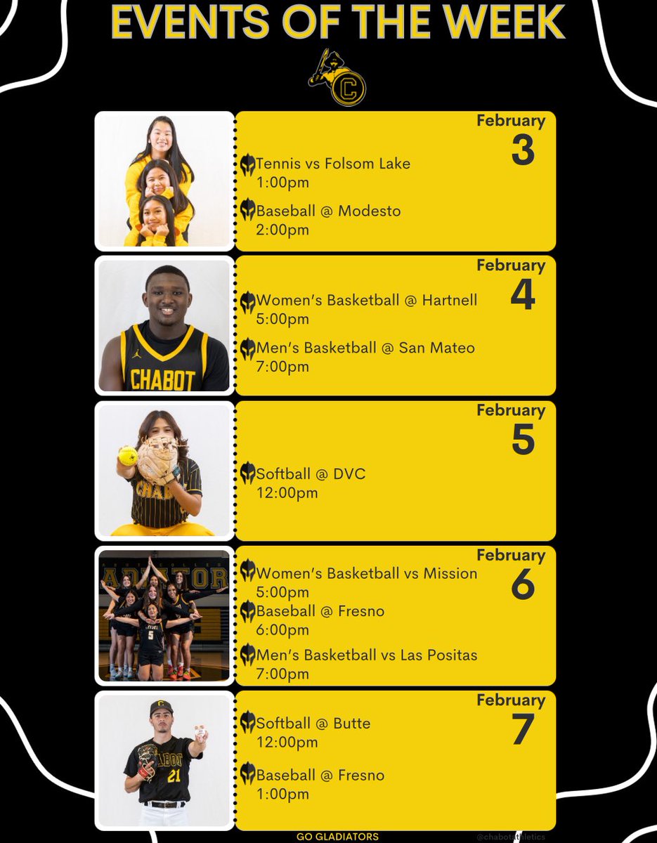 Chabot College Athletics tweet media