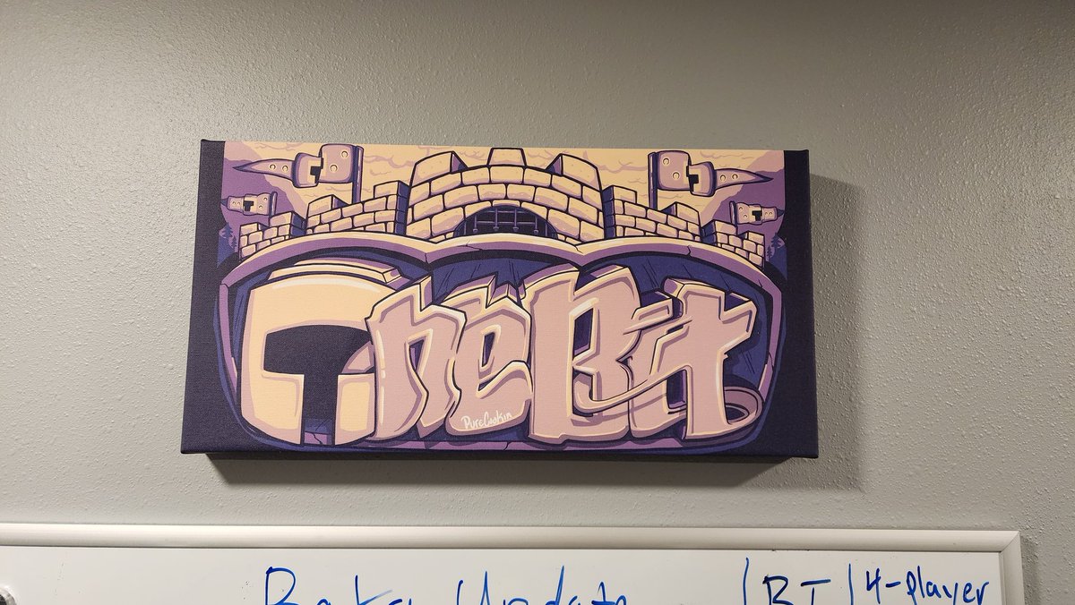 Shootout to the best #Kick livestream artist, <a href="/PurecookinChris/">Purecookin Yeet!</a>. Had to canvas it because it is just that amazing! Thanks bruh #OneBit #Kick 👏 😜