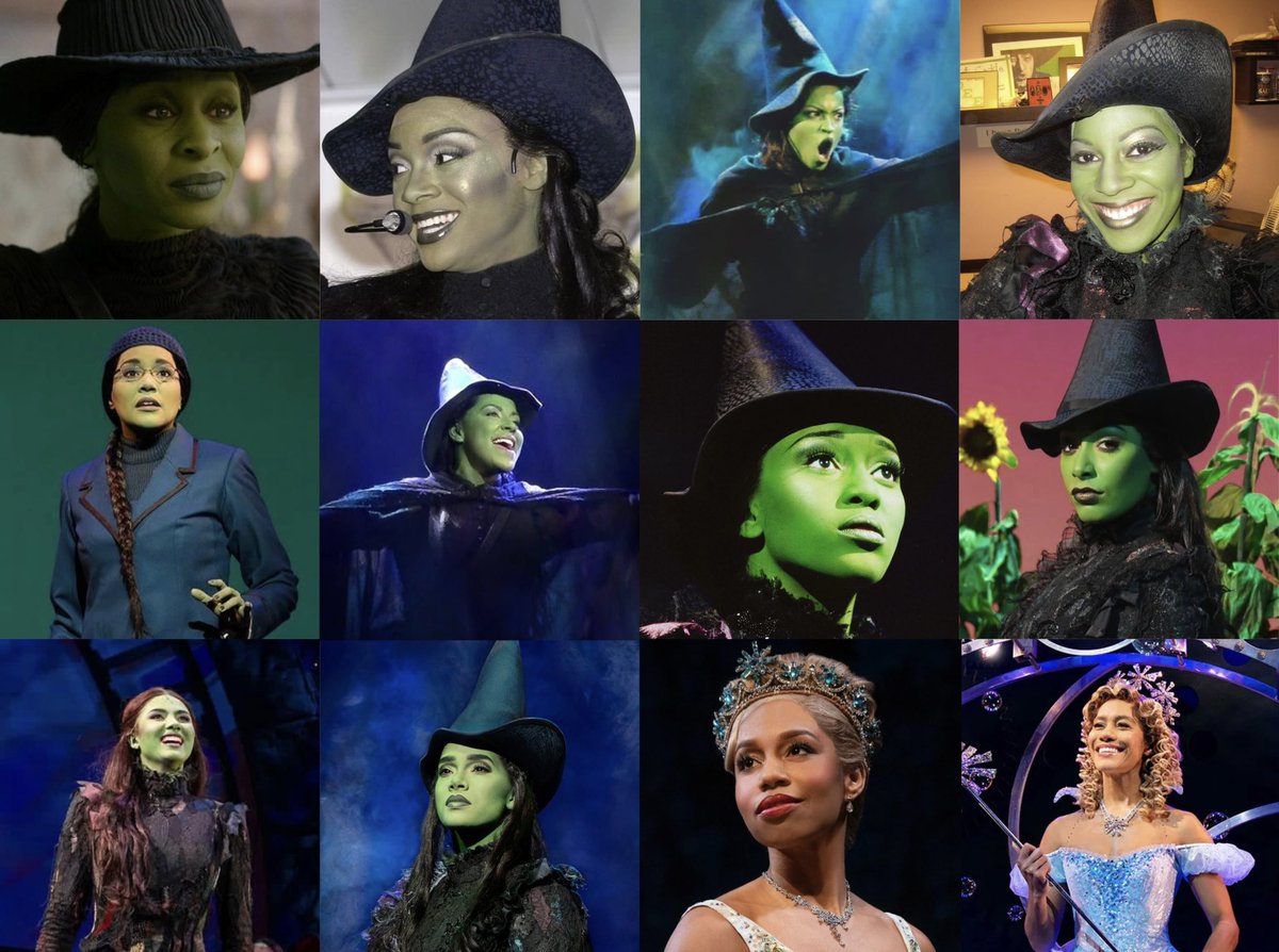 Kicking off Black History Month by celebrating the incredible Black women who have played Elphaba &amp; Glinda over the years.