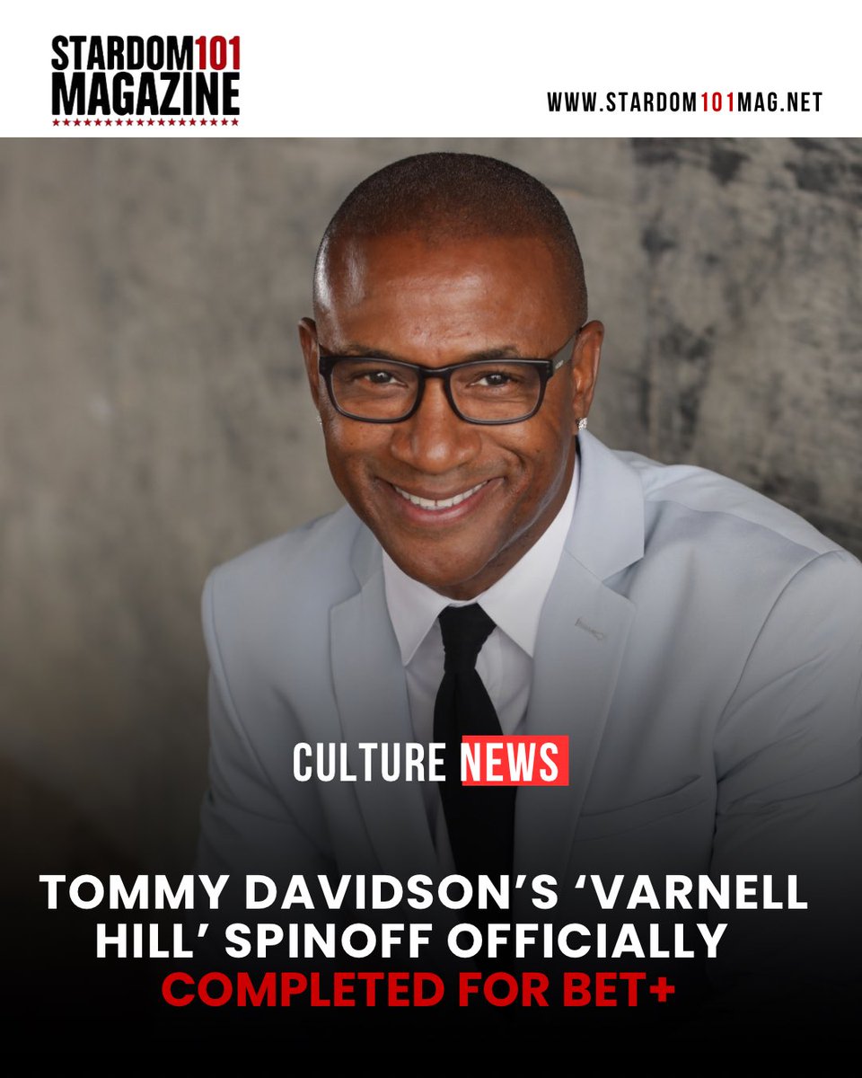 Stardom101Mag's tweet photo. Tommy Davidson has completed production on “Varnell Hill,” the highly anticipated Martin spinoff series for BET+. The comedy stars Davidson reprising his iconic character in a workplace sitcom about life behind the scenes of a latenight talk show, it’s produced by Martin Lawrence https://t.co/jvA0XRJDr9