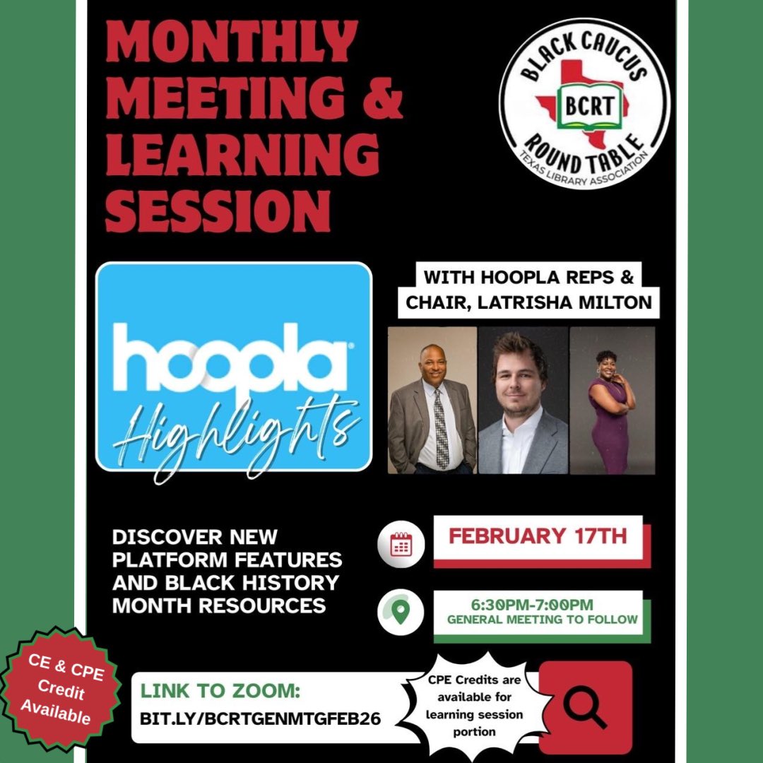 Black Caucus Round Table (TLA) tweet media