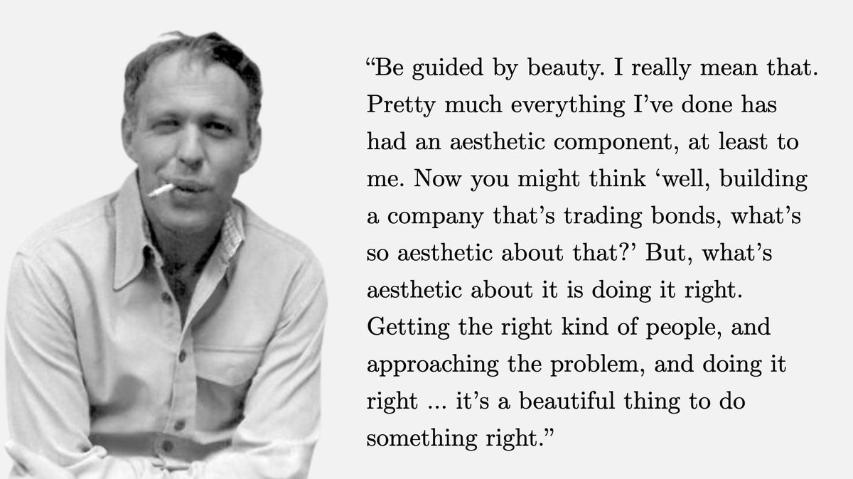 fermatslibrary's tweet photo. Jim Simons (1938 - 2024) on the role of aesthetics in his life https://t.co/ncrFP4rQ4D