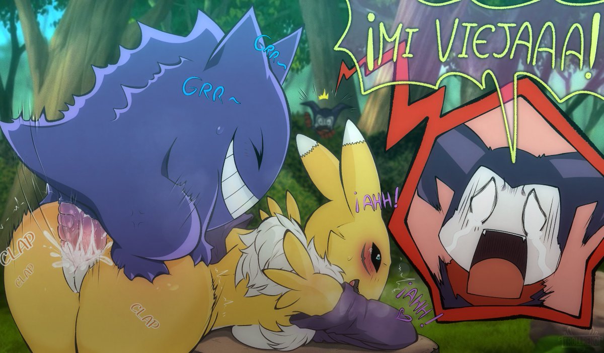 TROLLRENO's tweet photo. Gengar dejando en claro que él es el macho que la zorra necesita 7u7 https://t.co/J7aJea9bTr