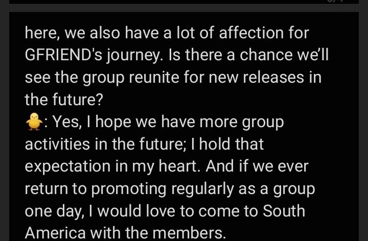 Gfriend world tour might happen i fear