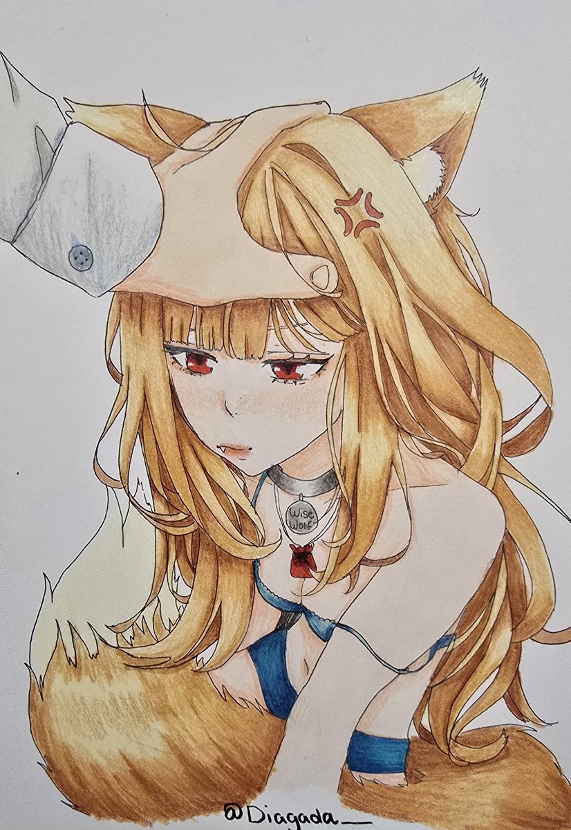 Colored  ruffled fur Holo
#spiceandwolf