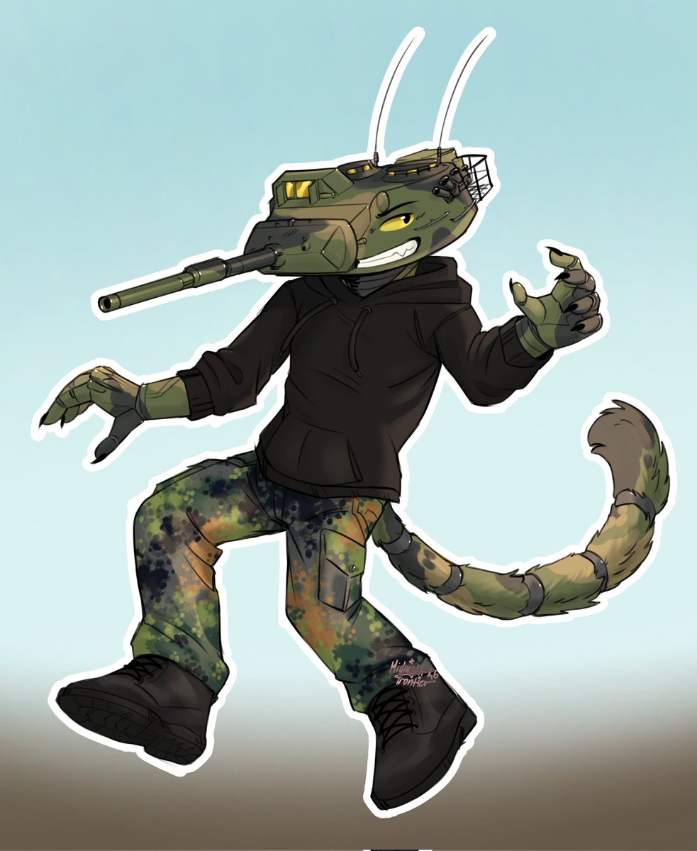 MidnightFrontr's tweet photo. chibi commission for someone on discord 👀
#tankmorph https://t.co/KYydH5POGy