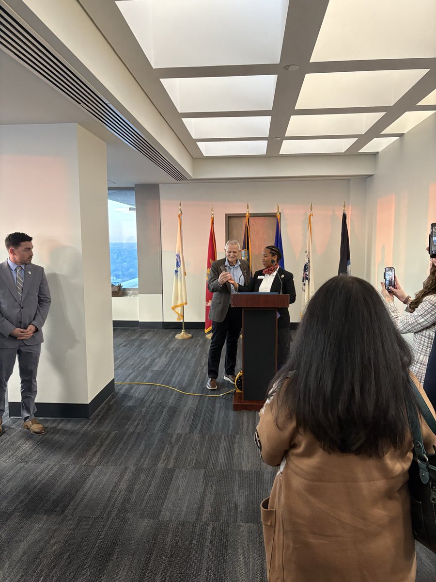 So proud of Commander Dennis Baker <a href="/Irestlesshearts/">Dennis O. Baker</a>, who was recognized for his service to the <a href="/HELPFLVETS/">Florida Veterans Foundation</a> in the Capitol today. Bravo Zulu Dennis!