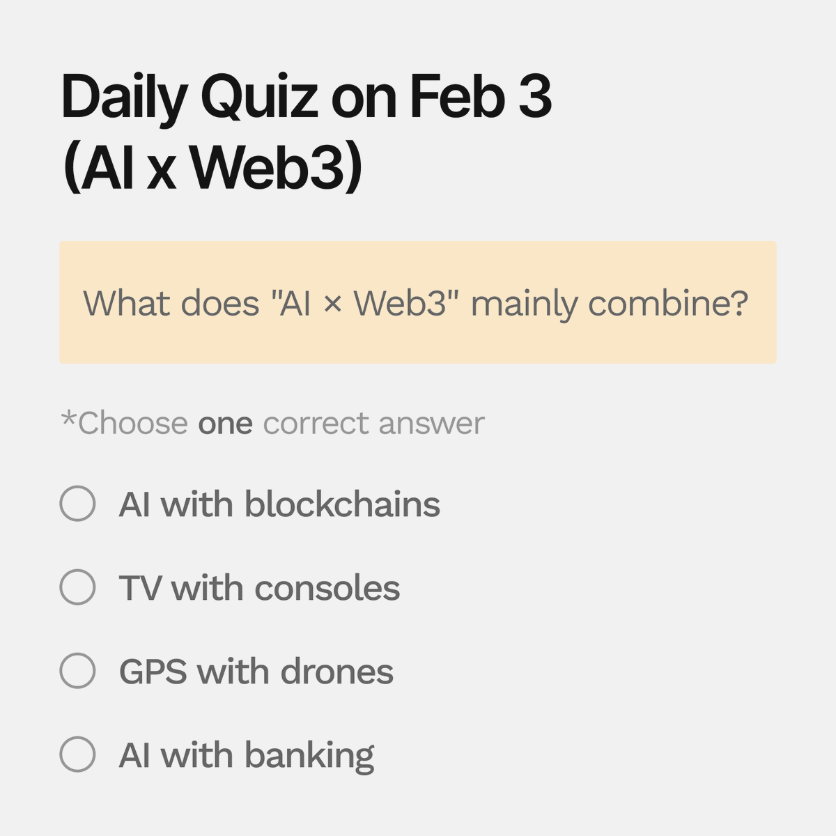 Xenea_io's tweet photo. 🔍 Need a Hint for Today’s Quiz?

Algorithmic intelligence meeting cryptographic verification, machine learning with provable datasets. https://t.co/IC3qCxm3HX