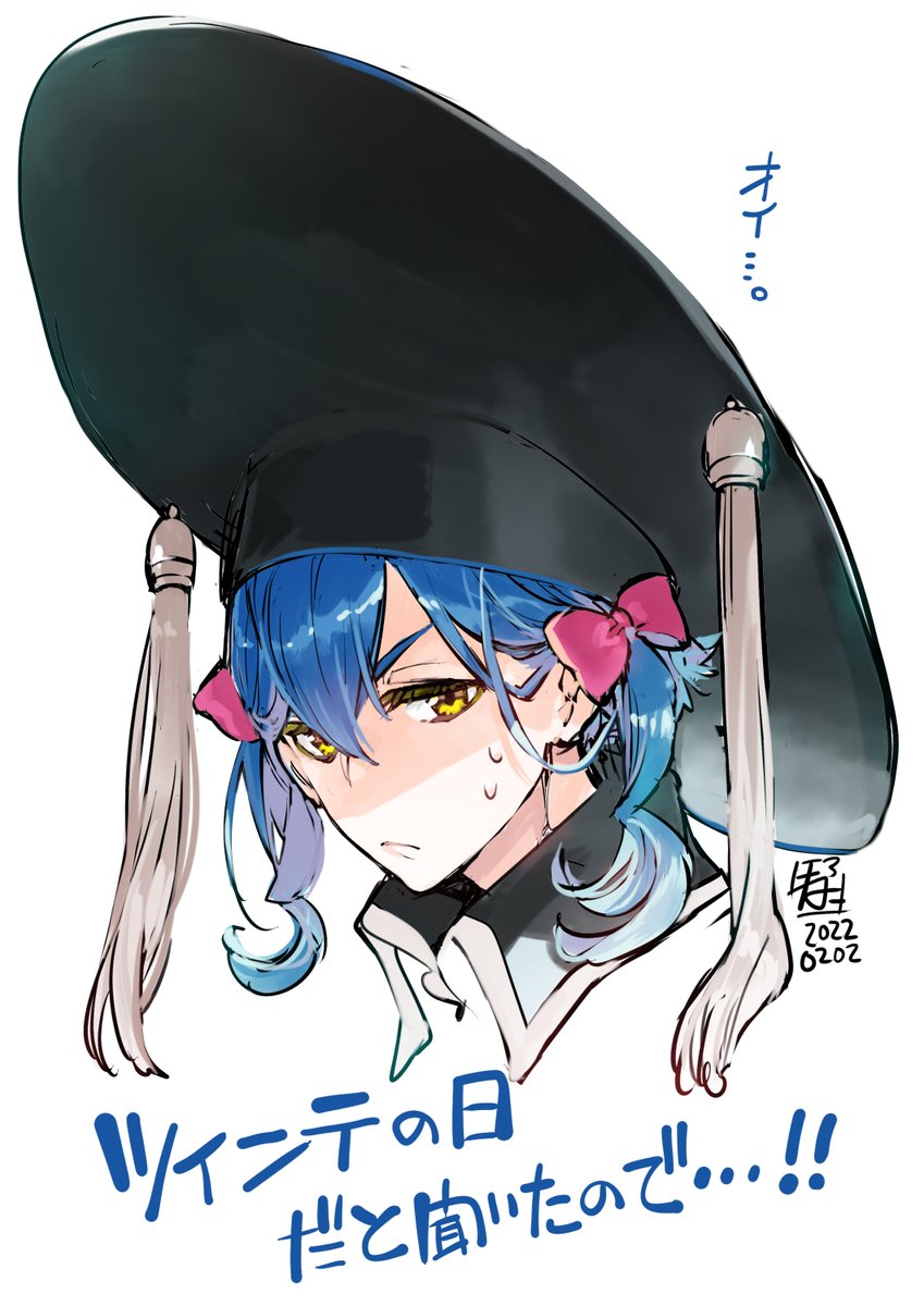 「2月2日はツインテの日でしたね? ちょっとすぎましたがツインテ(?)マルセルさん」|猫猫 猫■SAOガールズ・オプス全８巻■劣等職の最強賢者コミカライズ中！よしなに！のイラスト