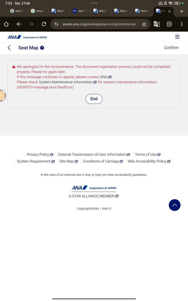 andriani93's tweet photo. @FlyANA_official Hi @FlyANA_official can you help me. How to paid advance seat reservation? As a result, my seat preferences are not updating in system. The information like this. Thank you https://t.co/RmrQEUn9MQ