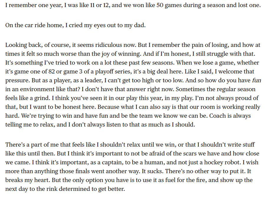 JasonGregor's tweet photo. McDavid opens up about the Olympics and his quest for a Cup in Edmonton. Good read. https://t.co/1VlntjiKXb