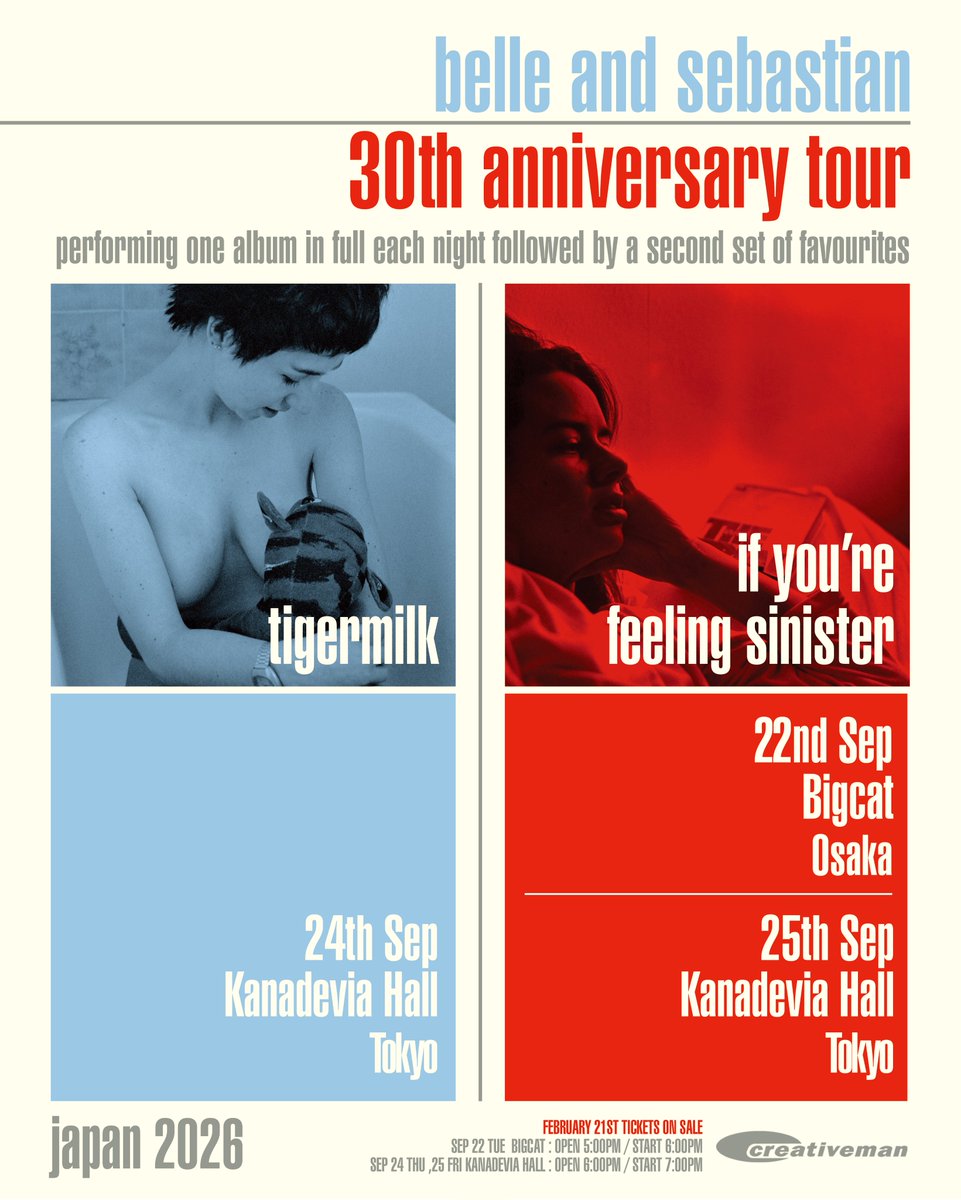 belle & sebastian tweet media