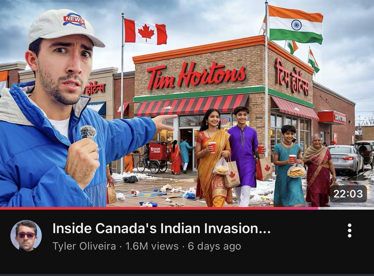 tyleraloevera's tweet photo. INSIDE CANADA’S INDIAN INVASION BACK UP ON YOUTUBE 🚨 https://t.co/9tZs9K7kfQ