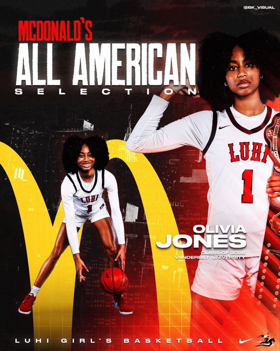 LuHiGBasketball's tweet photo. Congrats to Olivia Jones, Emily McDonald &amp; Savvy Swords on being named 2026 McDonald’s All Americans! #BurgerGirls https://t.co/EEPs4Vgl9C