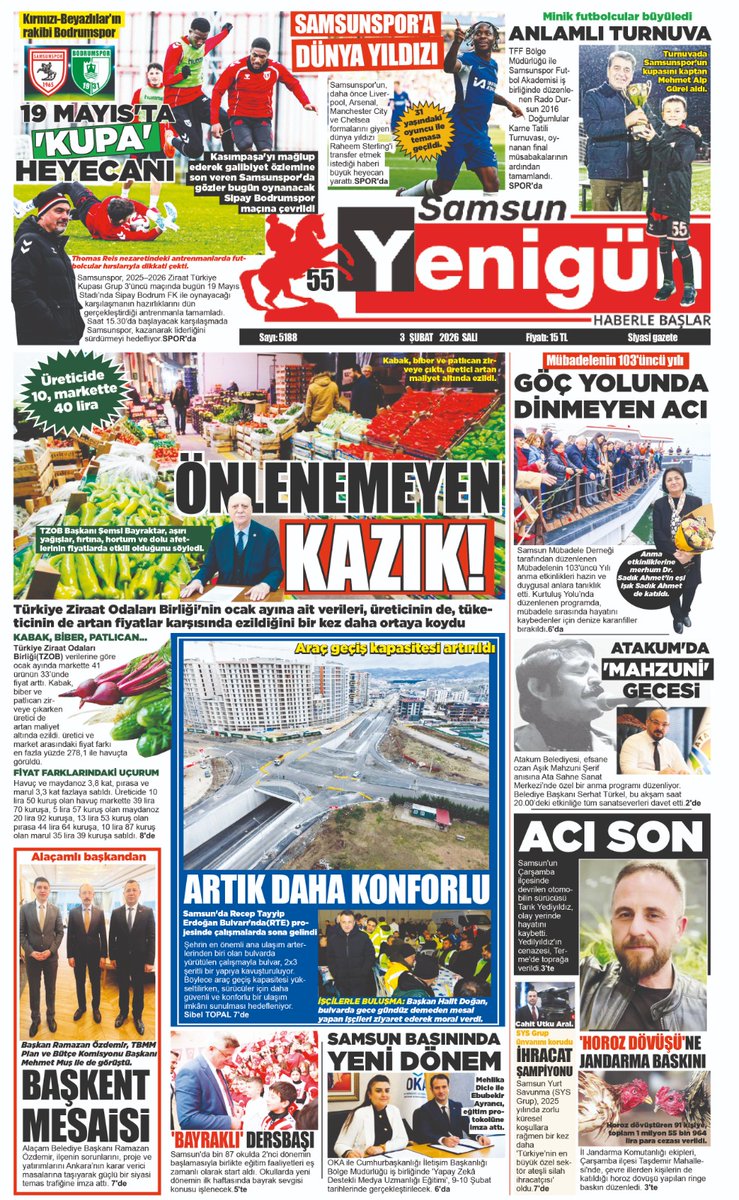 03 Şubat 2026 Salı 
#haber #samsun #olay #SONDAKİKA #EpsteinFiles