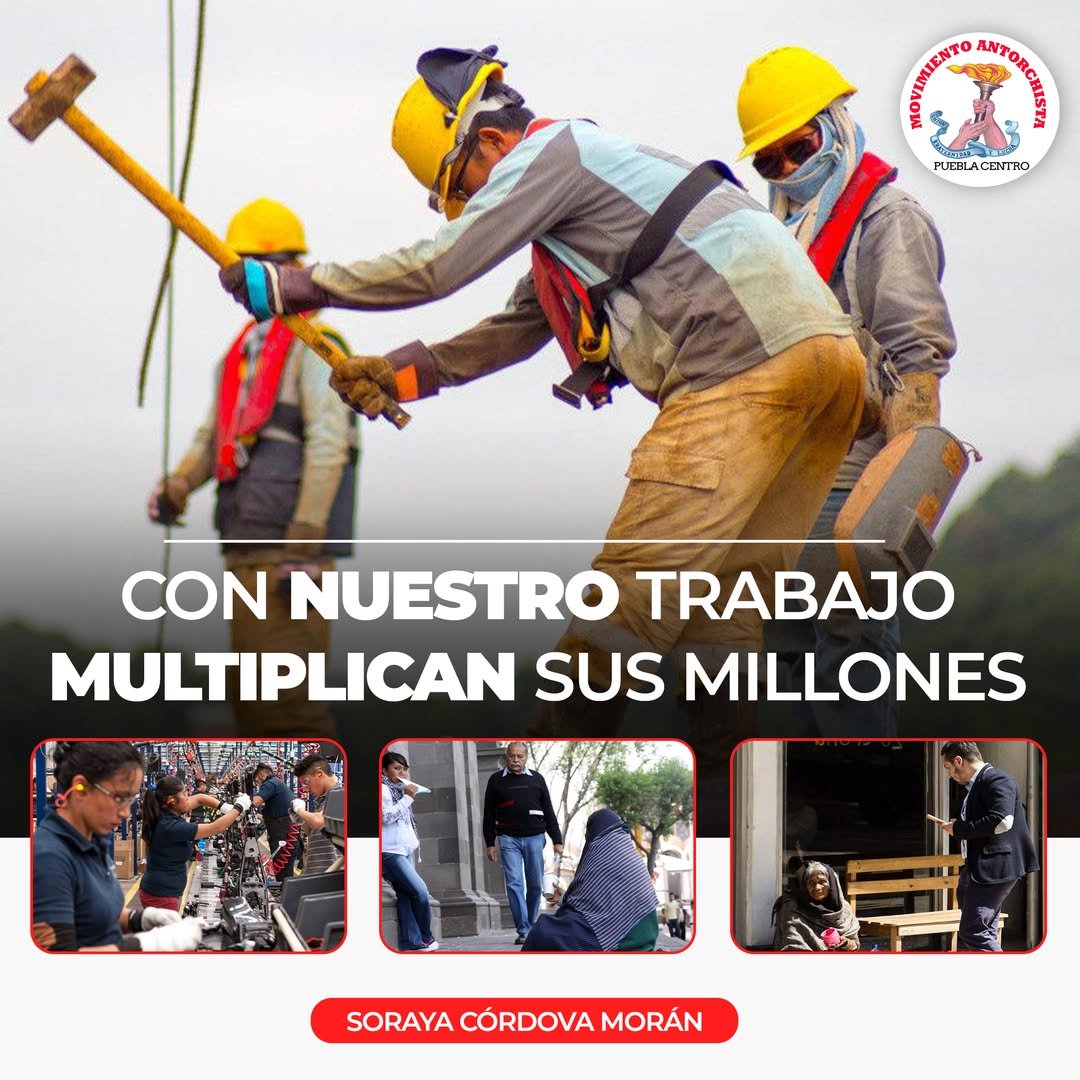 Con nuestro trabajo multiplican sus millones

-Soraya Córdova Morán

Somos parte de los 10 países en donde más se trabaja, lo cual no implica que nos paguen más, sino que nos explotan mejor para beneficio de los empresarios, para que tengan más ganancias.
facebook.com/share/p/1C4MHw…